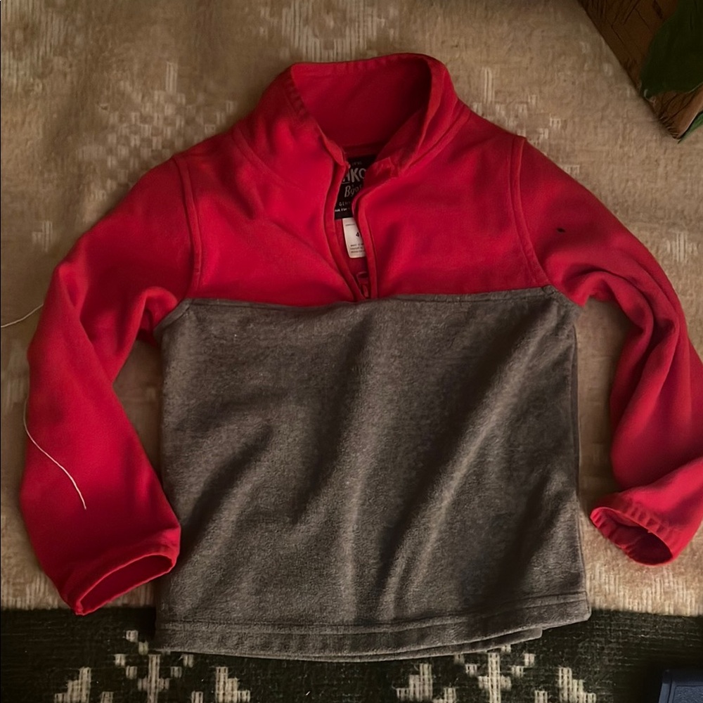 OshKosh B'gosh Red Fleece Pullover